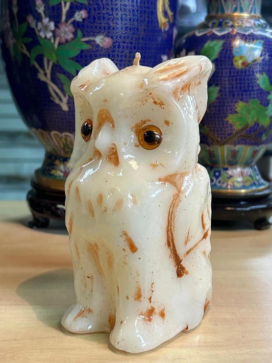 Bougie en cire Statuette Chouette / Hibou