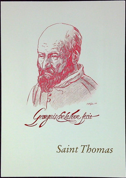 Georges De La Tour Saint Thomas Enveloppe Dépliant Timbre 1er jour Encart Fdc Yvert et Tellier