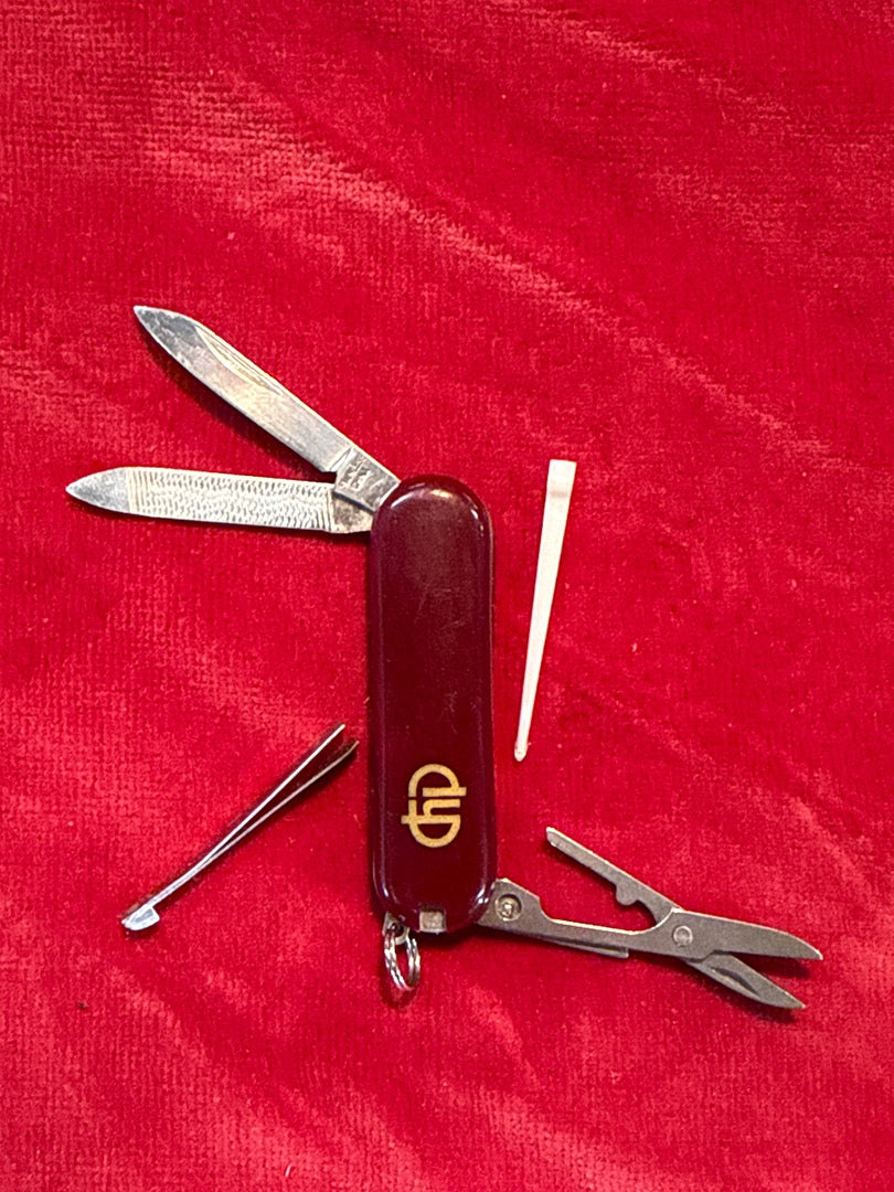 Couteau suisse – Victorinox Classic Hp – Outil – Rouge bordeaux