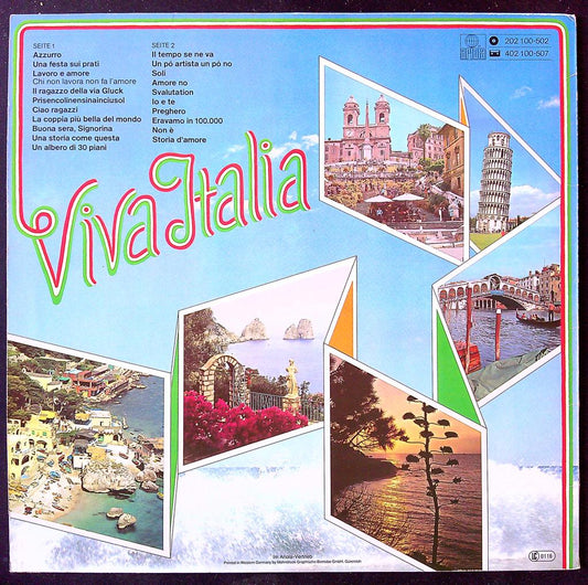 Vinyle Adriano Celentano - Viva Italia - Compilation Ariola