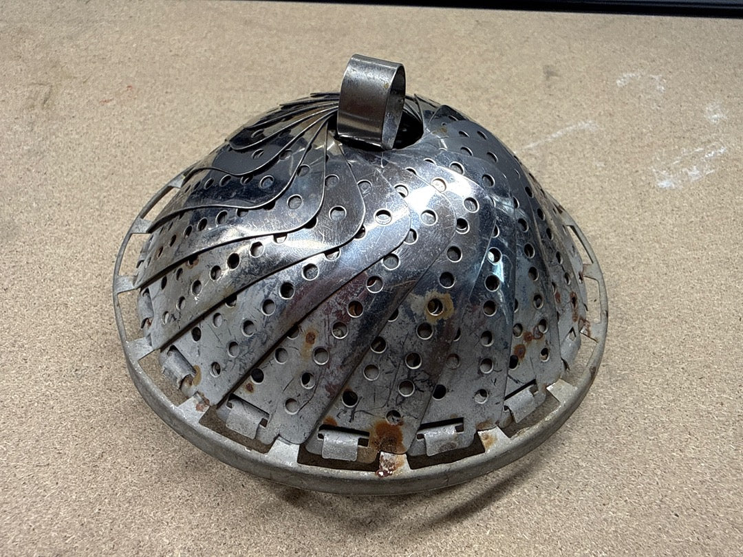 Panier vapeur marguerite Accessoire de cuisine Pliable inox argenté