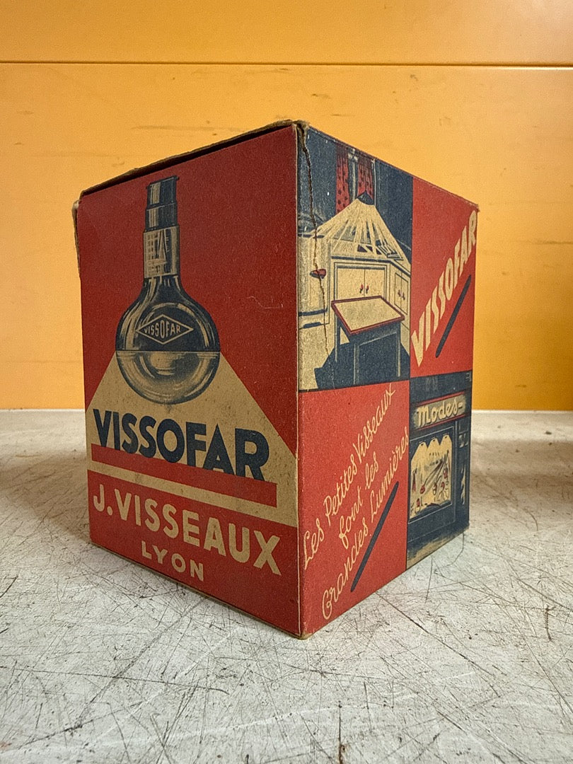 Ampoule – J. Visseaux Vissofar – Luminaire – Vintage avec boîte d'origine