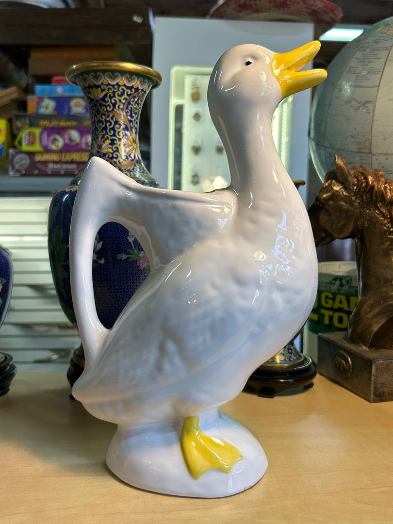 Pichet Barbotine canard céramique