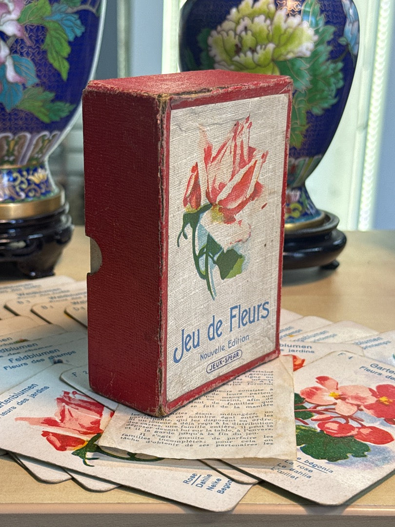 Jeu de cartes – Jeux-spear – Collection – Jeu de Fleurs rouge 7 familles