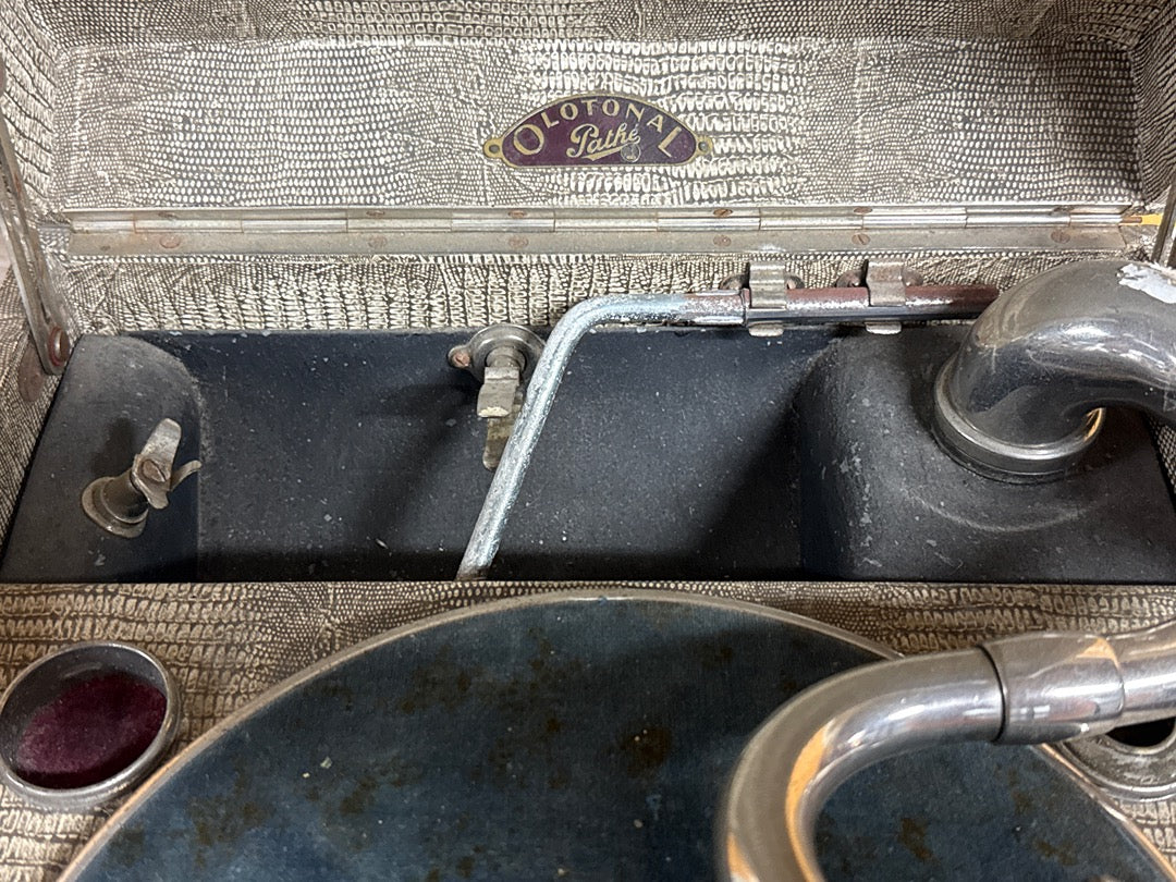 Gramophone Pathe – Valise ancienne