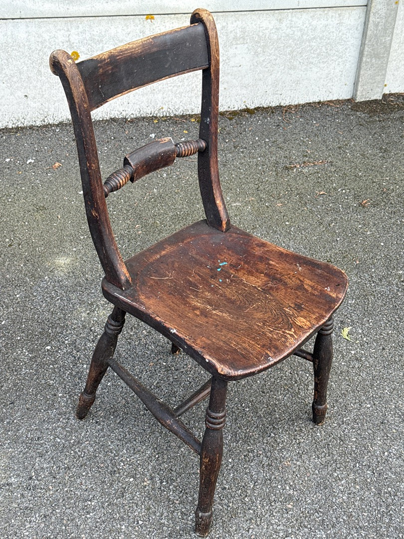 Lot de 3 chaises – Vintage – Mobilier – Bois massif