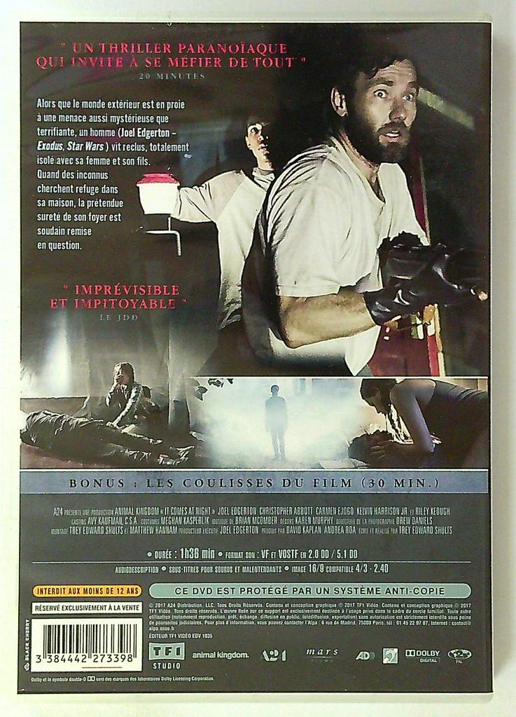Dvd It Comes At Night Ne Sortez Jamais La Nuit Tf1