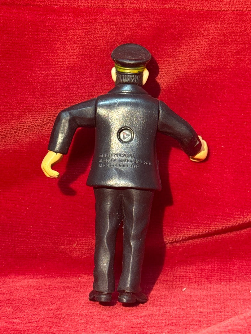 Figurine capitaine Haddock de la bande dessinée Tintin Mcdonald's 1991