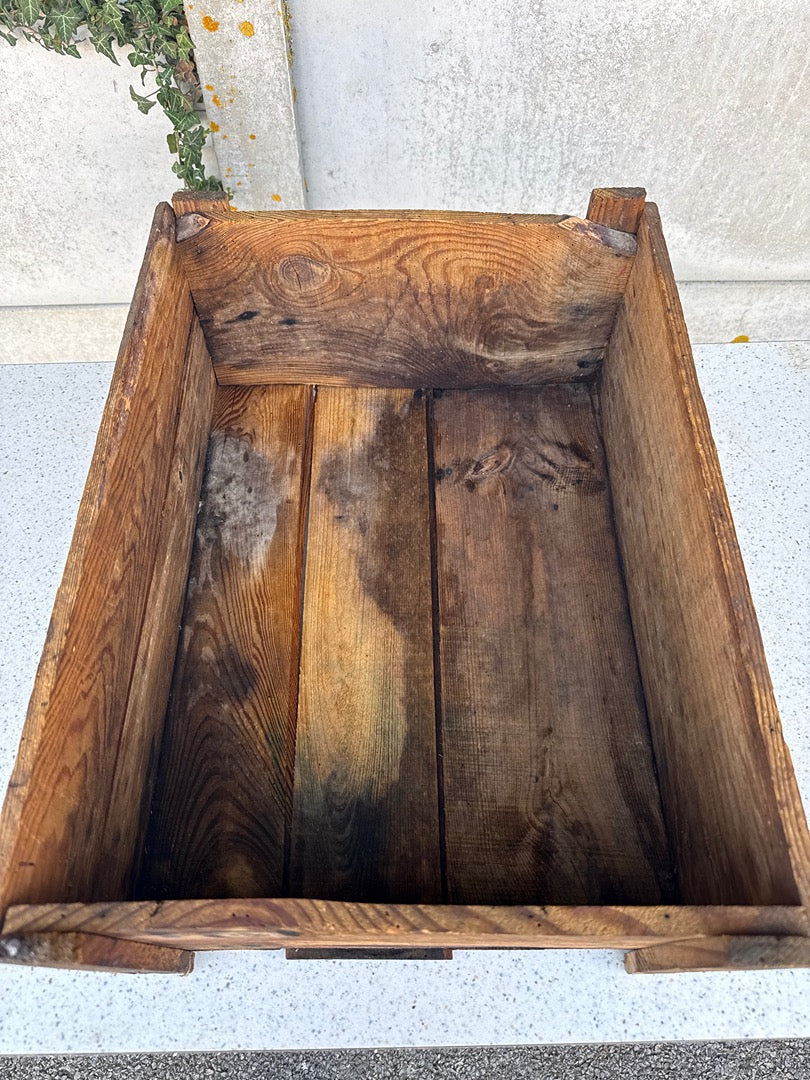 Caisse En Bois – Hénaff – Déco – Vintage Etiquette Vintage
