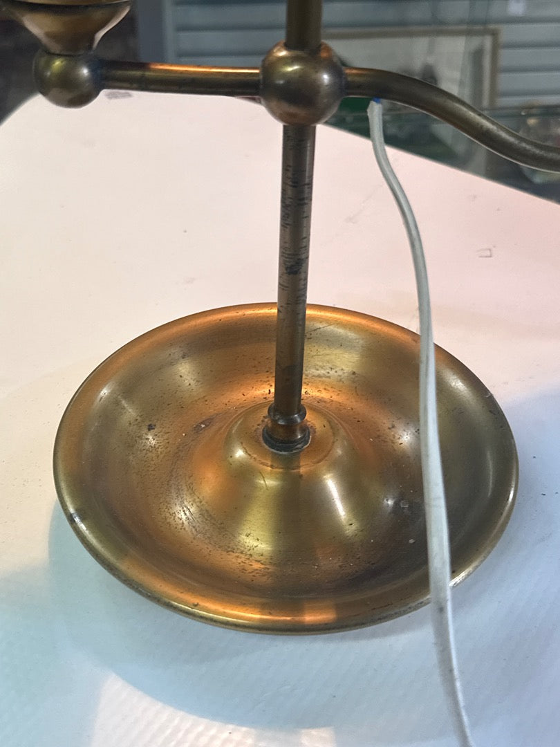 Lampe de bureau – Style étudiant – Luminaire – Laiton et métal noir