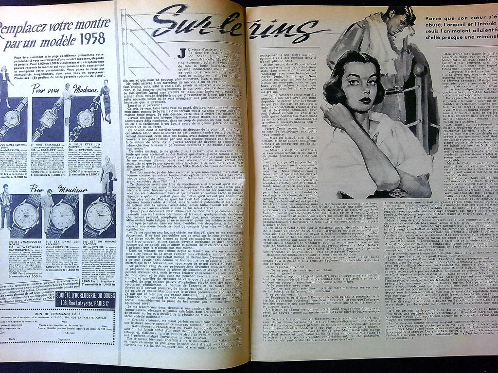 Magazine – Nous Deux N° 582 – Littérature – Roman vintage