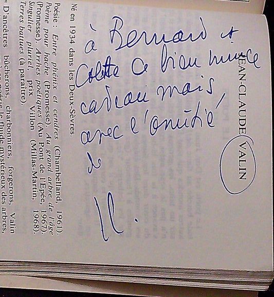 Revue Poésie 1 – N° 15 – Livre – Dédicacé par J.c. Valin