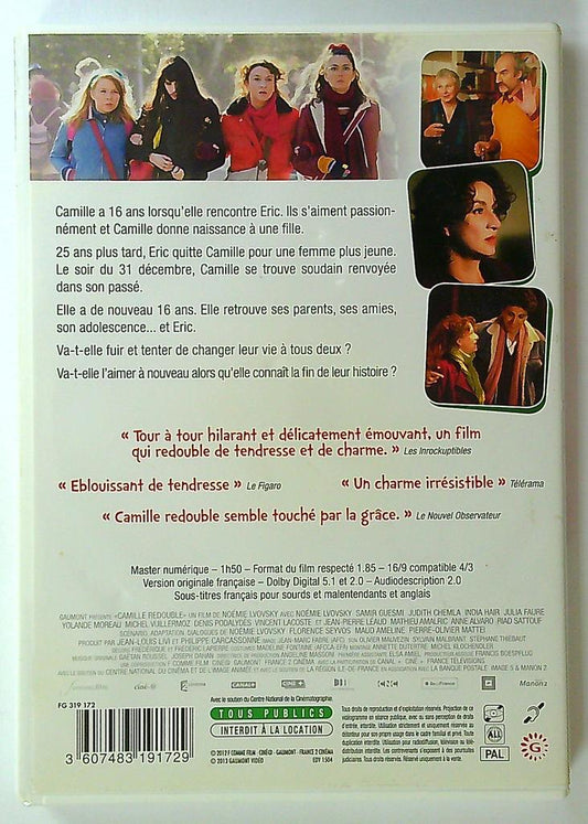 dvd Camille Redouble film Noémie Lvovsky Gaumont