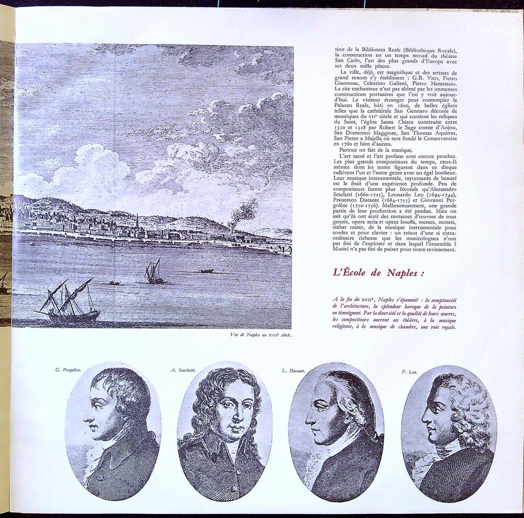 Disque vinyle – Philips – Musique classique – L'école de Naples