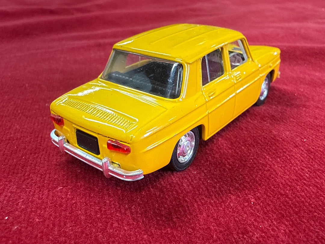 Voiture miniature – Solido Renault 8 1/43 – Jouets – R8 jaune vintage