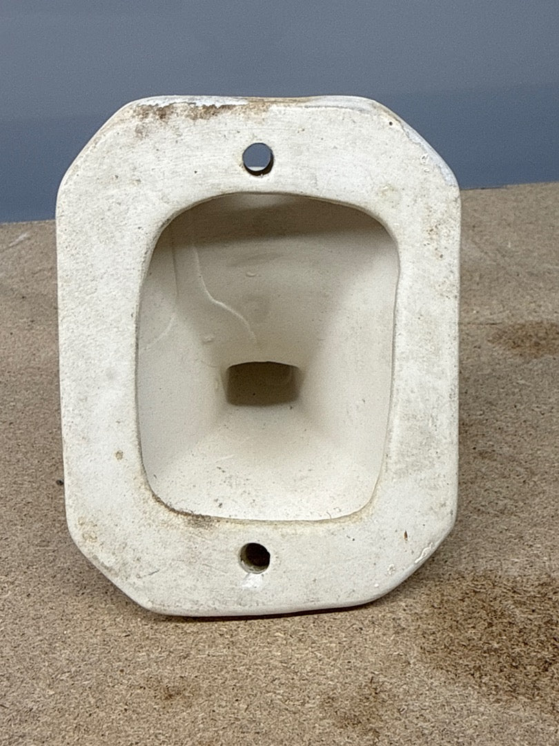 Patère – Céramique – Accessoires de salle de bain – Vintage blanc crème