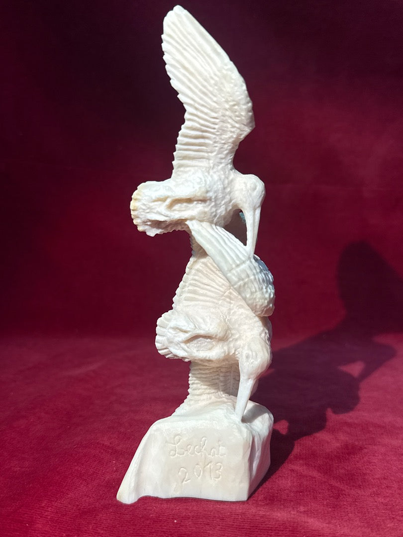 Sculpture oiseaux en Os Lechat 2013