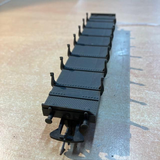 Wagon Plat Jouef Marchandises, Attelage A Croc, Marquage Sncf 4 Rryw 418521