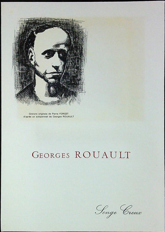 Georges Rouault Songe Creux Enveloppe Dépliant Timbre 1er jour Encart Fdc Yvert et Tellier