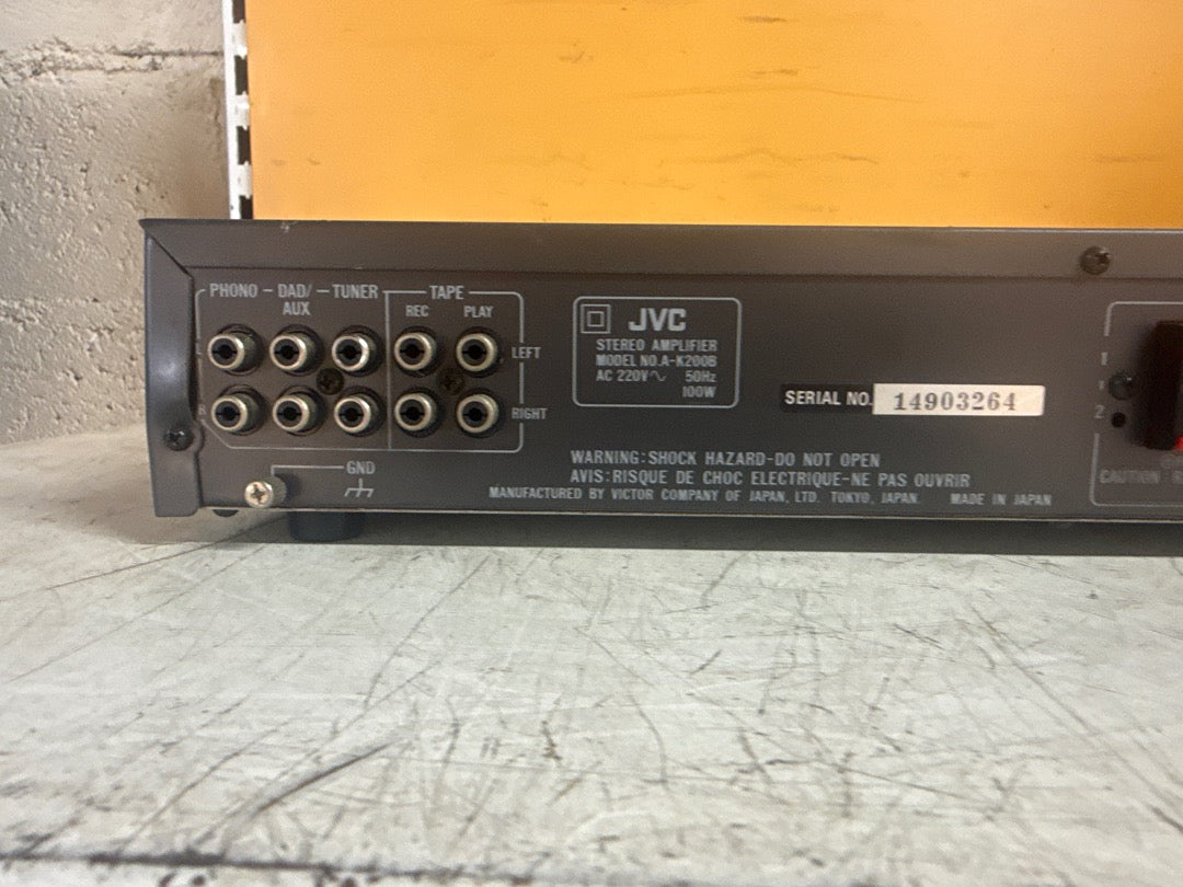 Amplificateur Jvc A-k200 – Amplificateur – Stéréo noir