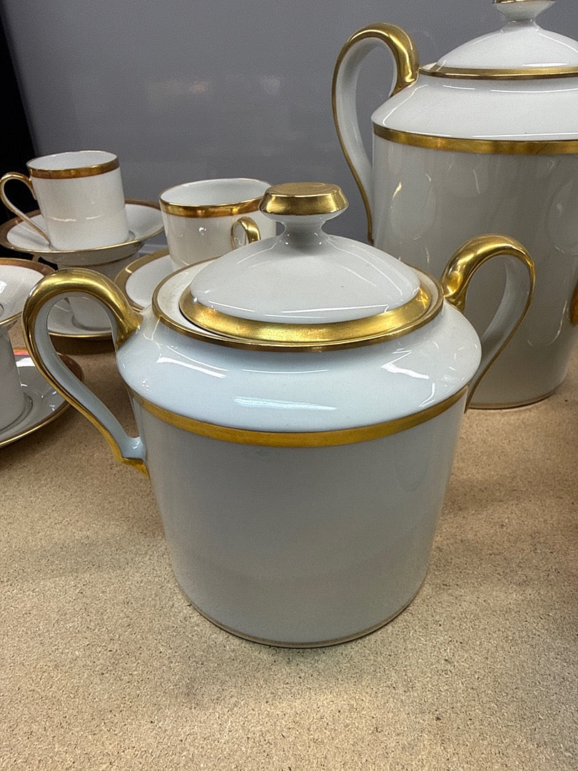 Service café – Ahrenfeldt – Vaisselle – Porcelaine blanche