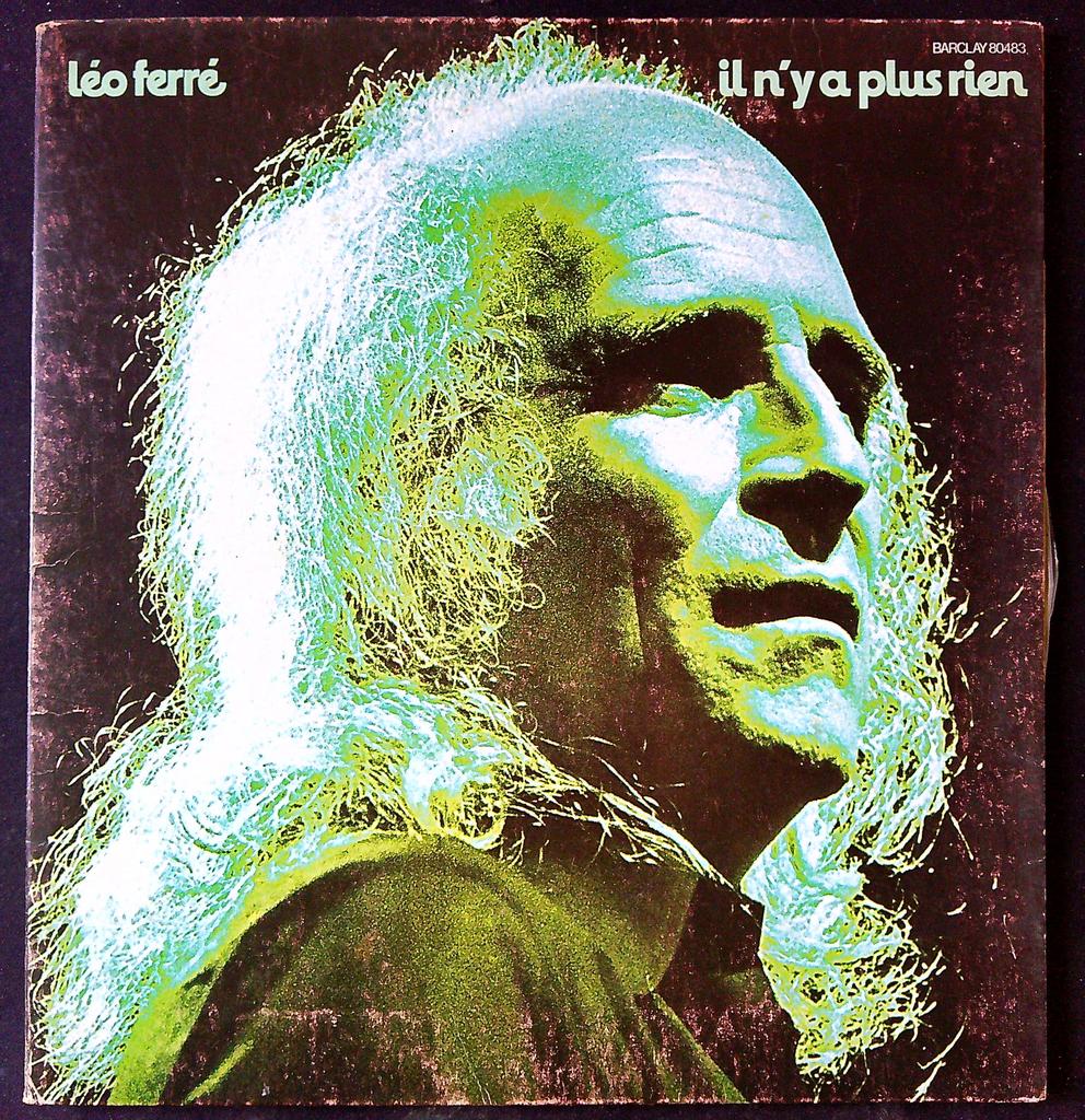 Vinyle Léo Ferré Il n'y a plus rien Barclay 33t Lp