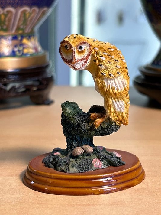 Figurine Chouette / Hibou sur Branche