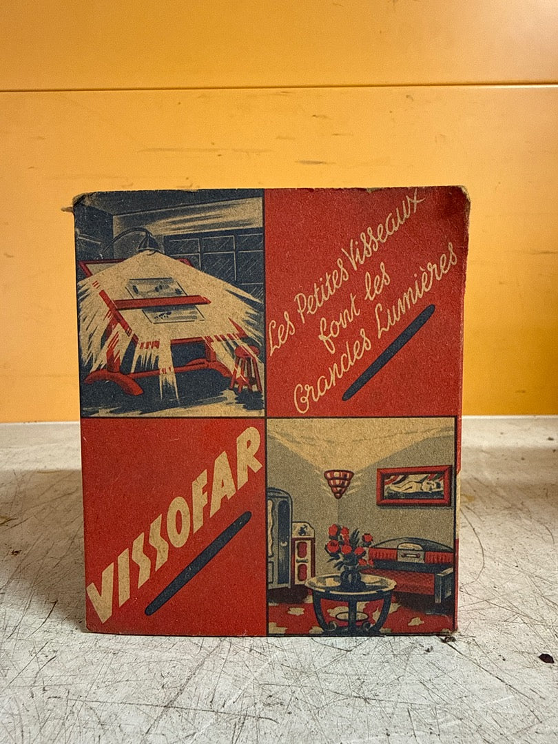 Ampoule – J. Visseaux Vissofar – Luminaire – Vintage avec boîte d'origine