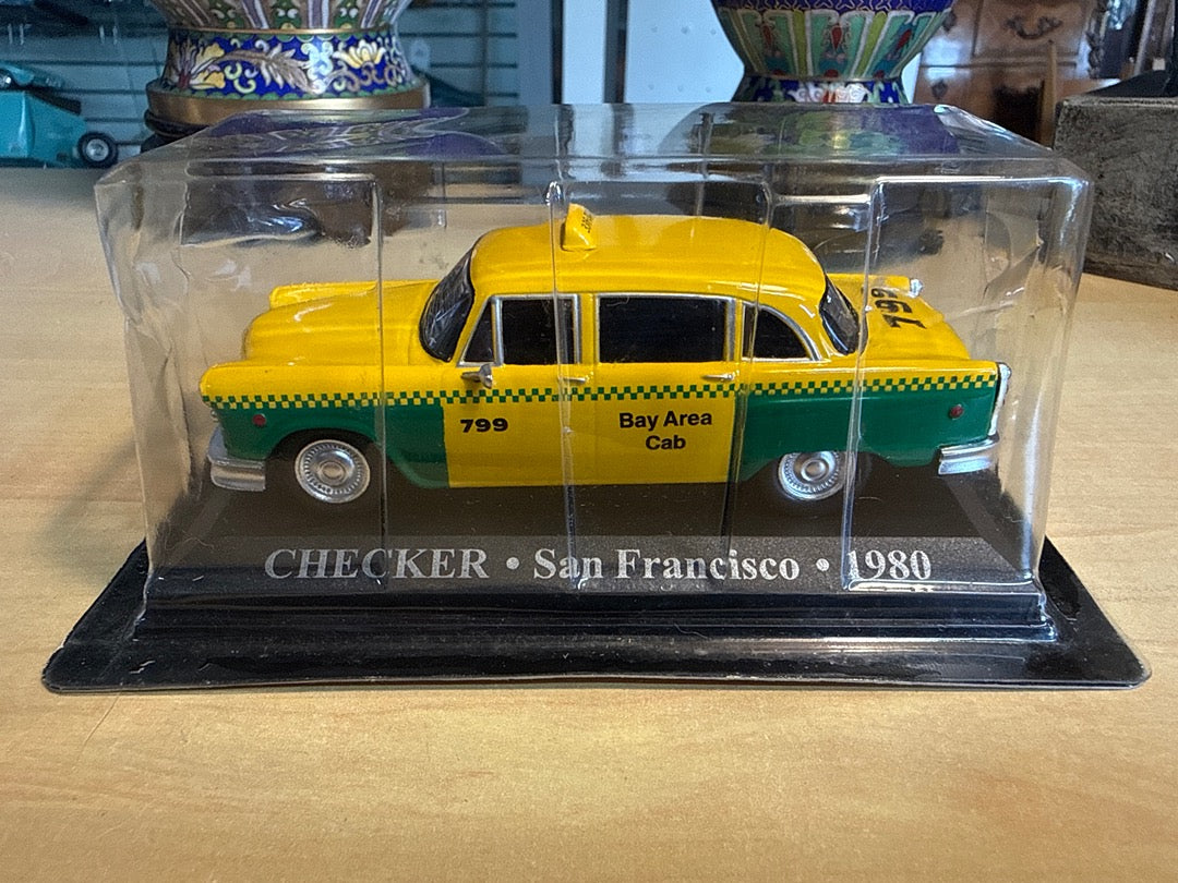 Voiture Miniature Taxi Checker San Francisco Altaya