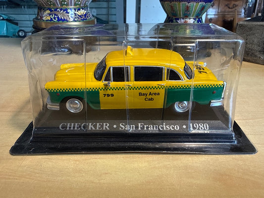 Voiture Miniature Taxi Checker San Francisco Altaya