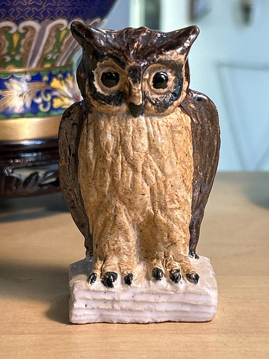 Figurine Chouette / Hibou Céramique