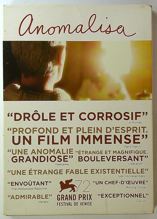 Dvd Anomalisa film d'animation Charlie Kaufman
