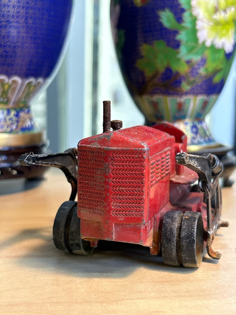 Tracteur miniature – Dart Mfg Co – Véhicules – Métal rouge vintage