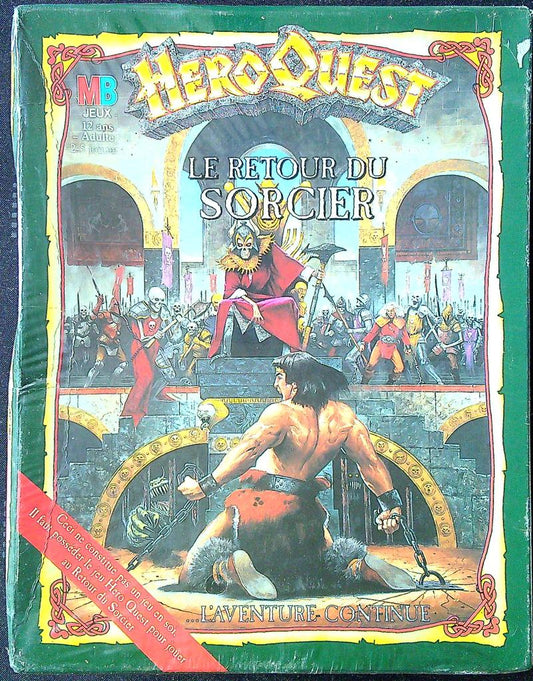 Heroquest Le Retour Du Sorcier 1990 Mb Games Workshop neuf sous blister d'origine factory sealed