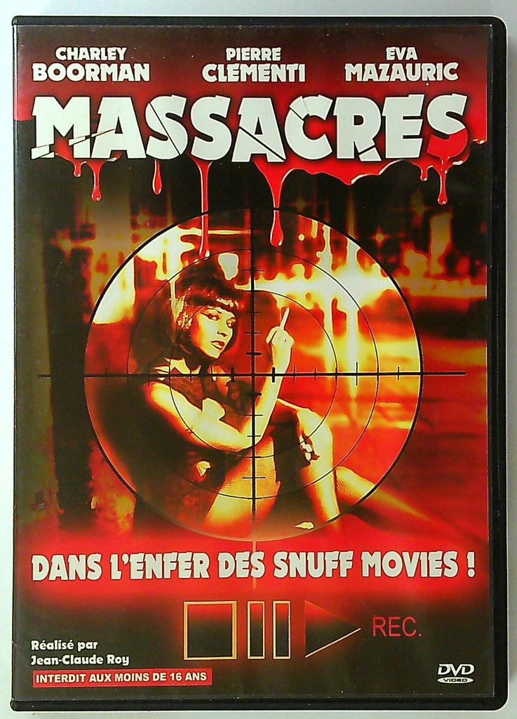 dvd Massacres Dans l'enfer des snuff movies