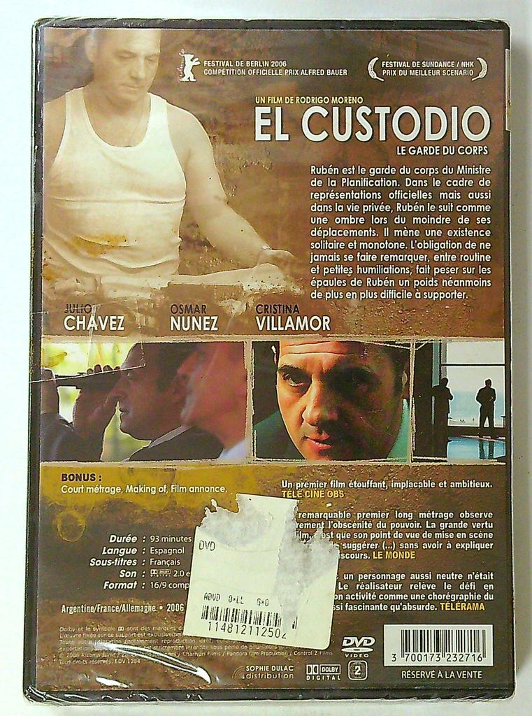 Dvd El Custodio Le Garde du Corps
