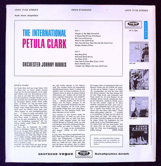 Vinyle 33 tours Petula Clark The International Vogue