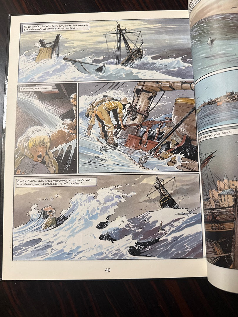 Bande dessinée – Les Passagers du vent T2 – Livre – Édition Glénat 1984