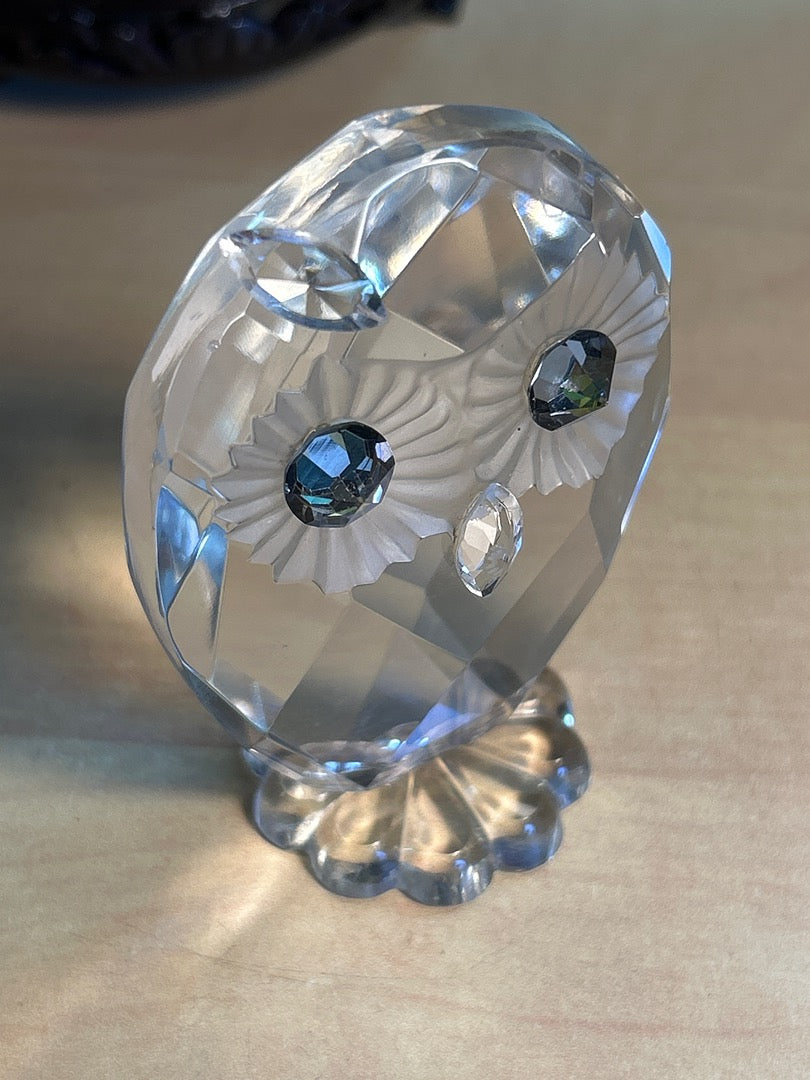 Figurine Hibou / Chouette En Cristal