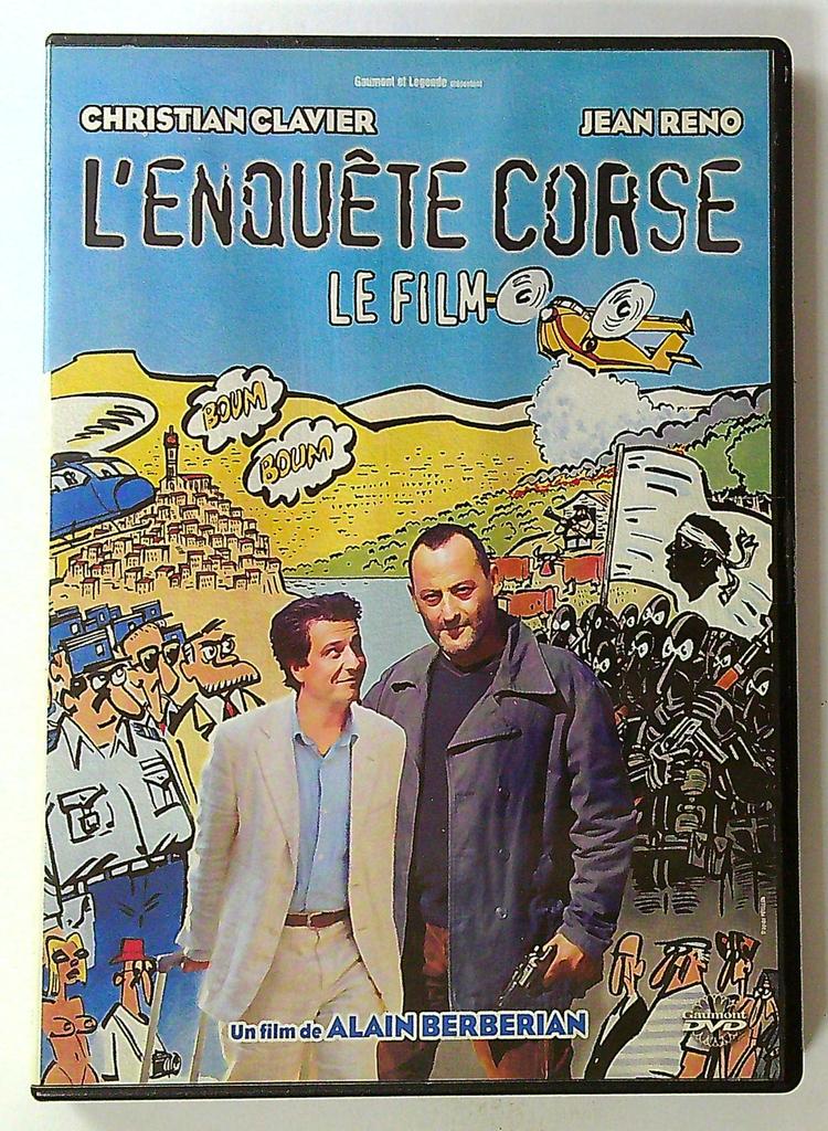 dvd L'enquête Corse Jean Reno Christian Clavier