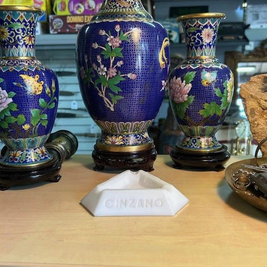 Petit Cendrier Publicitaire Cinzano Vintage Triangulaire