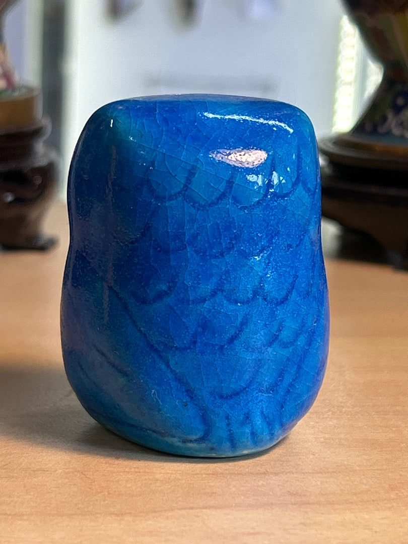 Figurine chouette / hibou céramique