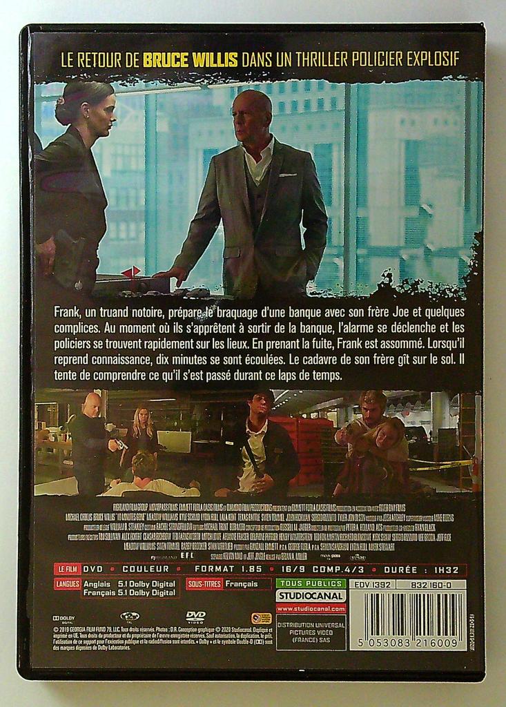 Dvd 10 Minutes Gone avec Bruce Willis et Michael Chiklis