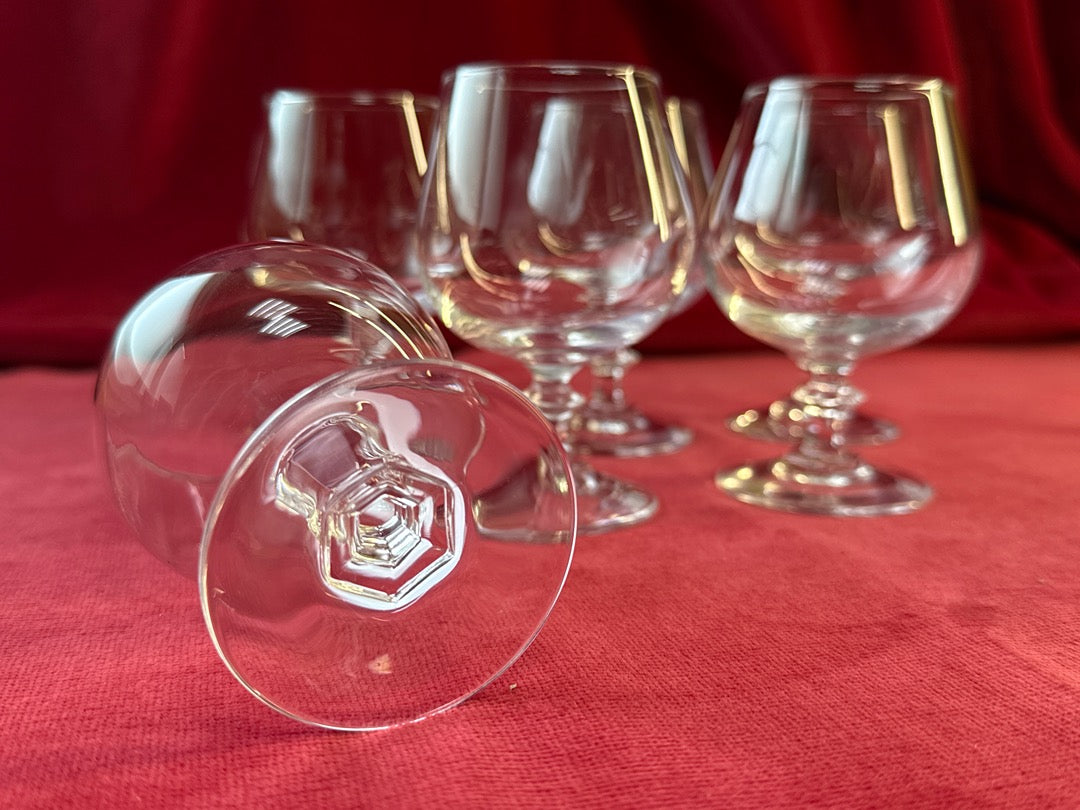 Lot de 6 verres à cognac en cristal Cristal d’Arques