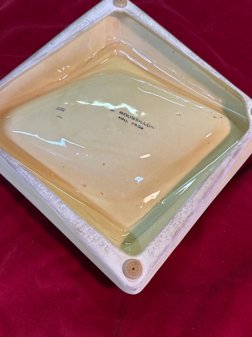 Cendrier – La Meuse – Vintage – Céramique Crème