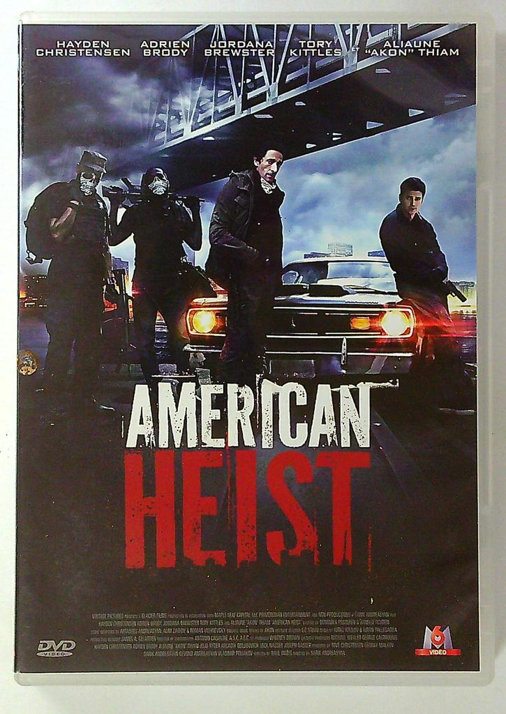 Dvd film American Heist Adrien Brody Hayden Christensen