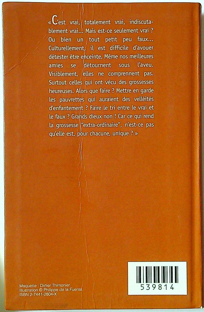 Livre Neuf mois Marathon Marie-cécile Picquet orange
