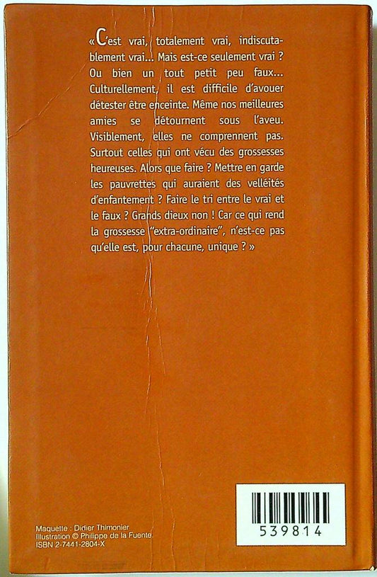 Livre Neuf mois Marathon Marie-cécile Picquet orange