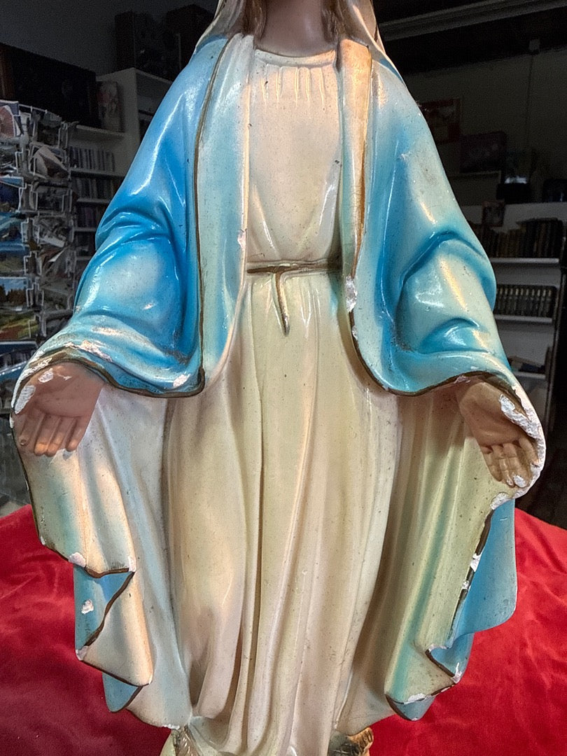 Statue Vierge Marie bleue – Ornement – Décoration