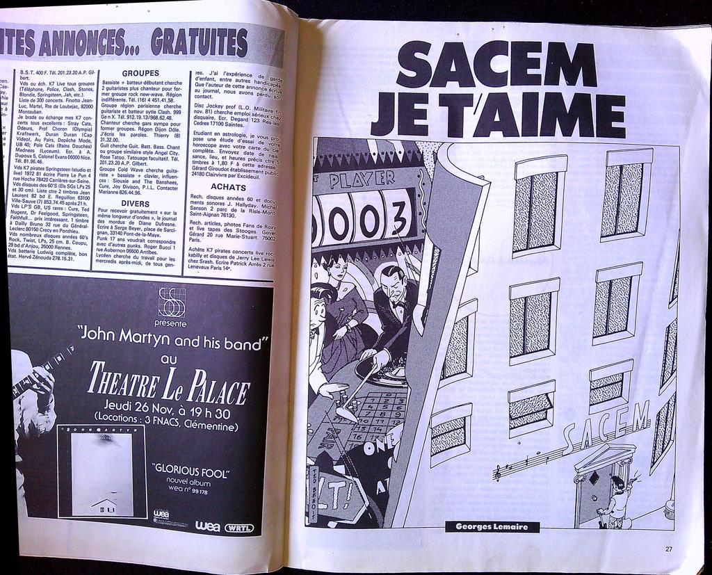 Magazine – Gig N°13 – Musique – Décembre 1981 Madness